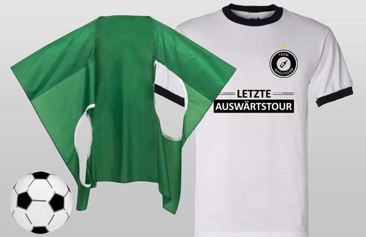 JGA Fussball-Outfit - Letzte Auswärtstour